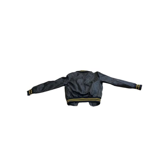 Vintage Pittsburgh Steelers Jacket Yellow Black Football Big Logo Coat - Picture 2 of 5